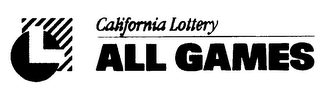 CALIFORNIA LOTTERY ALL GAMES L logo