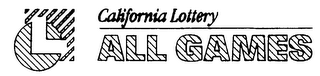CALIFORNIA LOTTERY ALL GAMES L logo