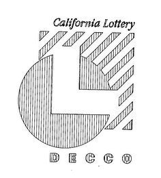 CALIFORNIA LOTTERY DECCO L logo