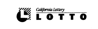 CALIFORNIA LOTTERY LOTTO L logo