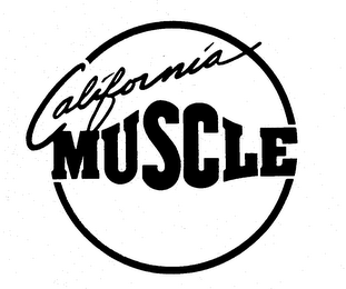 CALIFORNIA MUSCLE logo