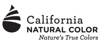 CALIFORNIA NATURAL COLOR NATURE'S TRUE COLORS logo