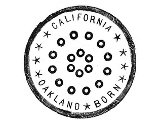 CALIFORNIA OAKLAND BORN logo