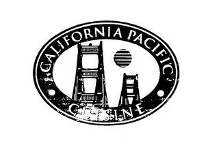CALIFORNIA PACIFIC CUISINE logo