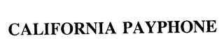 CALIFORNIA PAYPHONE logo