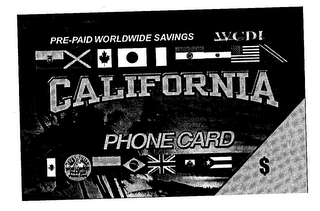 CALIFORNIA PHONE CARD logo