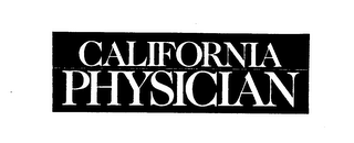CALIFORNIA PHYSICIAN logo