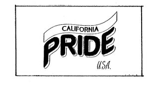 CALIFORNIA PRIDE U.S.A. logo