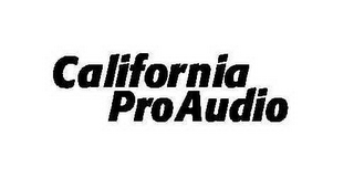 CALIFORNIA PROAUDIO logo