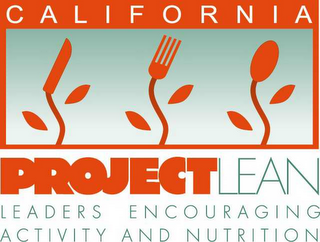 CALIFORNIA PROJECT LEAN LEADERS ENCOURAGING ACTIVITY AND NUTRITION logo
