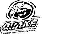 CALIFORNIA QUAKE WOMEN'S PROFESSIONAL FOOTBALL logo
