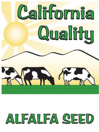 CALIFORNIA QUALITY ALFALFA SEED logo