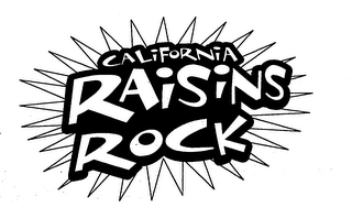 CALIFORNIA RAISINS ROCK logo