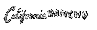CALIFORNIA RANCHO logo