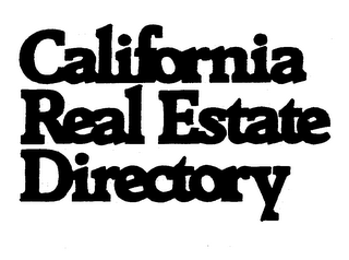CALIFORNIA REAL ESTATE DIRECTORY logo