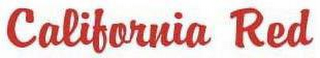CALIFORNIA RED logo