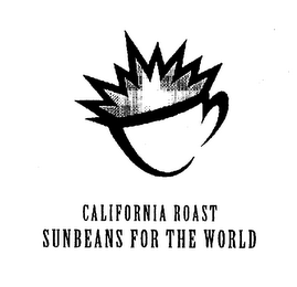 CALIFORNIA ROAST SUNBEANS FOR THE WORLD logo
