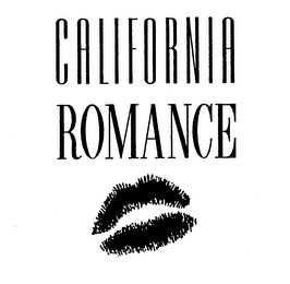 CALIFORNIA ROMANCE logo