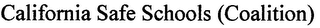 CALIFORNIA SAFE SCHOOLS (COALITION) logo