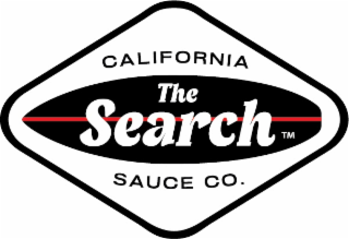 CALIFORNIA SAUCE CO. THE SEARCH logo