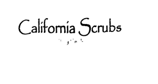 CALIFORNIA SCRUBS logo