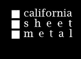 CALIFORNIA SHEET METAL logo