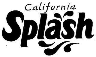 CALIFORNIA SPLASH logo