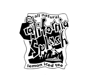 CALIFORNIA SPLASH ALL NATURAL LEMON ICED TEA logo