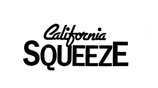 CALIFORNIA SQUEEZE logo