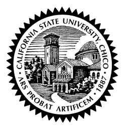 CALIFORNIA STATE UNIVERSITY, CHICO ARS PROBAT ARTIFICEM 1887 logo