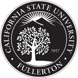 CALIFORNIA STATE UNIVERSITY FULLERTON 1957 logo