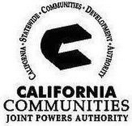 CALIFORNIA · STATEWIDE · COMMUNITIES · DEVELOPMENT · AUTHORITY CALIFORNIA COMMUNITES JOINT POWER AUTHORITY C logo