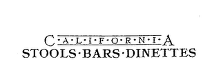 CALIFORNIA STOOLS BARS DINETTES logo