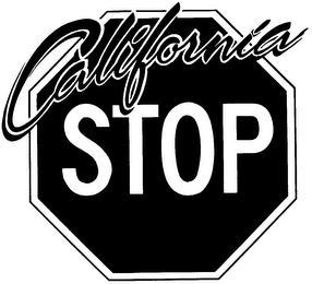 CALIFORNIA STOP logo