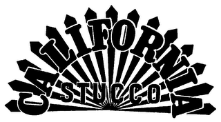 CALIFORNIA STUCCO logo
