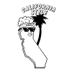 CALIFORNIA STYLE EL BURRITO logo
