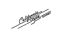 CALIFORNIA STYLE GOURMET logo