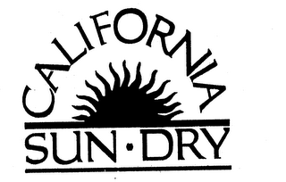 CALIFORNIA SUN DRY logo