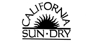 CALIFORNIA SUN DRY logo