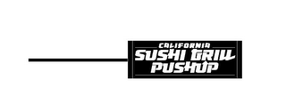 CALIFORNIA SUSHI GRILL PUSHUP logo