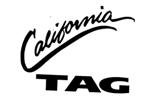 CALIFORNIA TAG logo