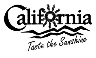 CALIFORNIA TASTE THE SUNSHINE logo