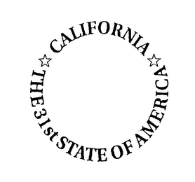 CALIFORNIA THE 31ST STATE OF AMERICA logo
