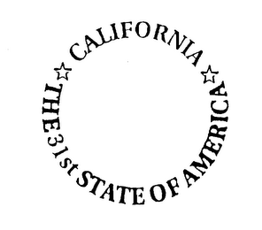 CALIFORNIA THE 31ST STATE OF AMERICA logo