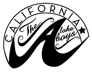CALIFORNIA THE ALOHA BOYS logo