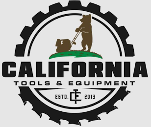 CALIFORNIA TOOLS & EQUIPMENT CTE ESTD. 2013 logo