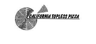 CALIFORNIA TOPLESS PIZZA logo