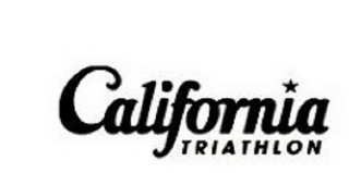CALIFORNIA TRIATHLON