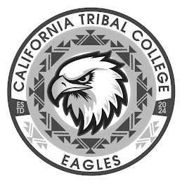 CALIFORNIA TRIBAL COLLEGE EAGLES ESTD 2024 logo