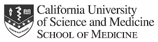 CALIFORNIA UNIVERSITY OF SCIENCE AND MEDICINE PRIMUM NON NOCERE SCHOOL OF MEDICINE logo